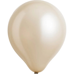 Vanilla Cream Pearlized Latex Balloons 11in, 50pcs