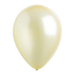 Light Yellow Pearlized Latex Balloons 11in, 50pcs
