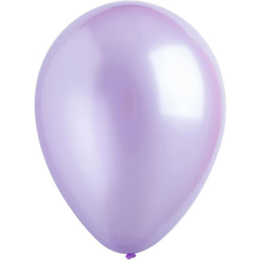 Lavender Pearlized Latex Balloons 11in, 50pcs