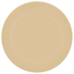Beige Reusable Party Plastic Plates 9in 2pcs