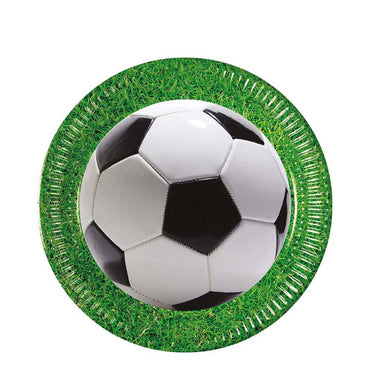 Football Party Paper Plates 8pcs 9in
