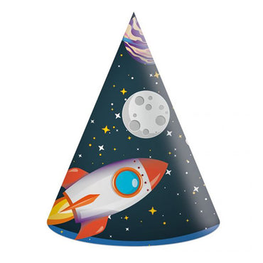 Rocket Space Hats 6pcs