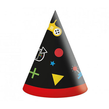 Gaming Party Hats 6pcs