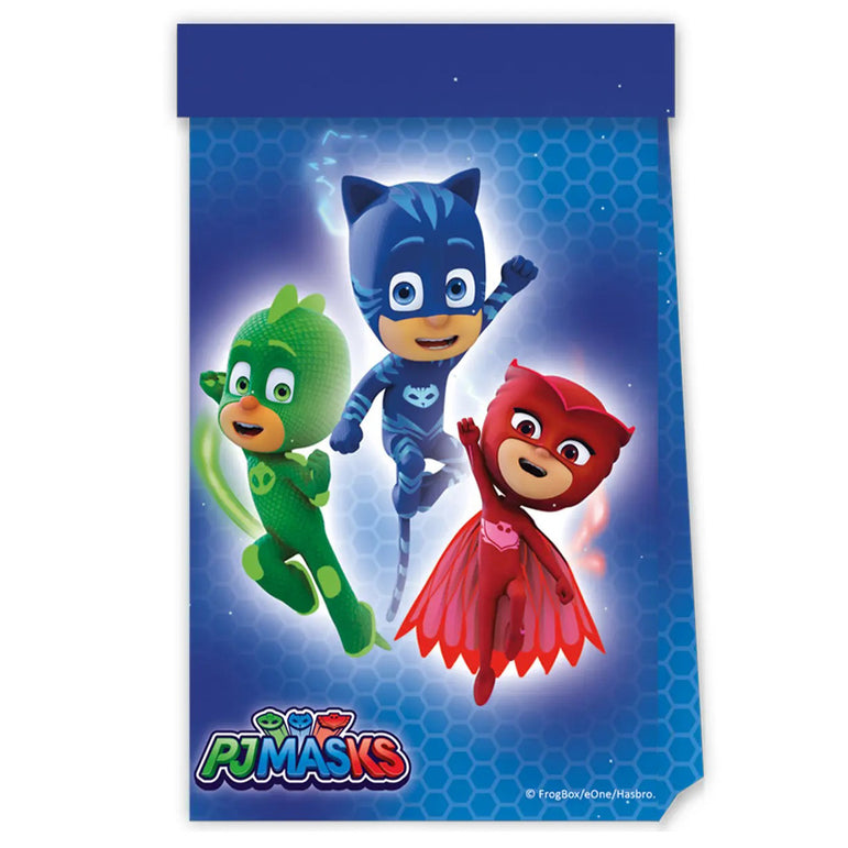 Pj Masks Paper Party Bags 4pcs