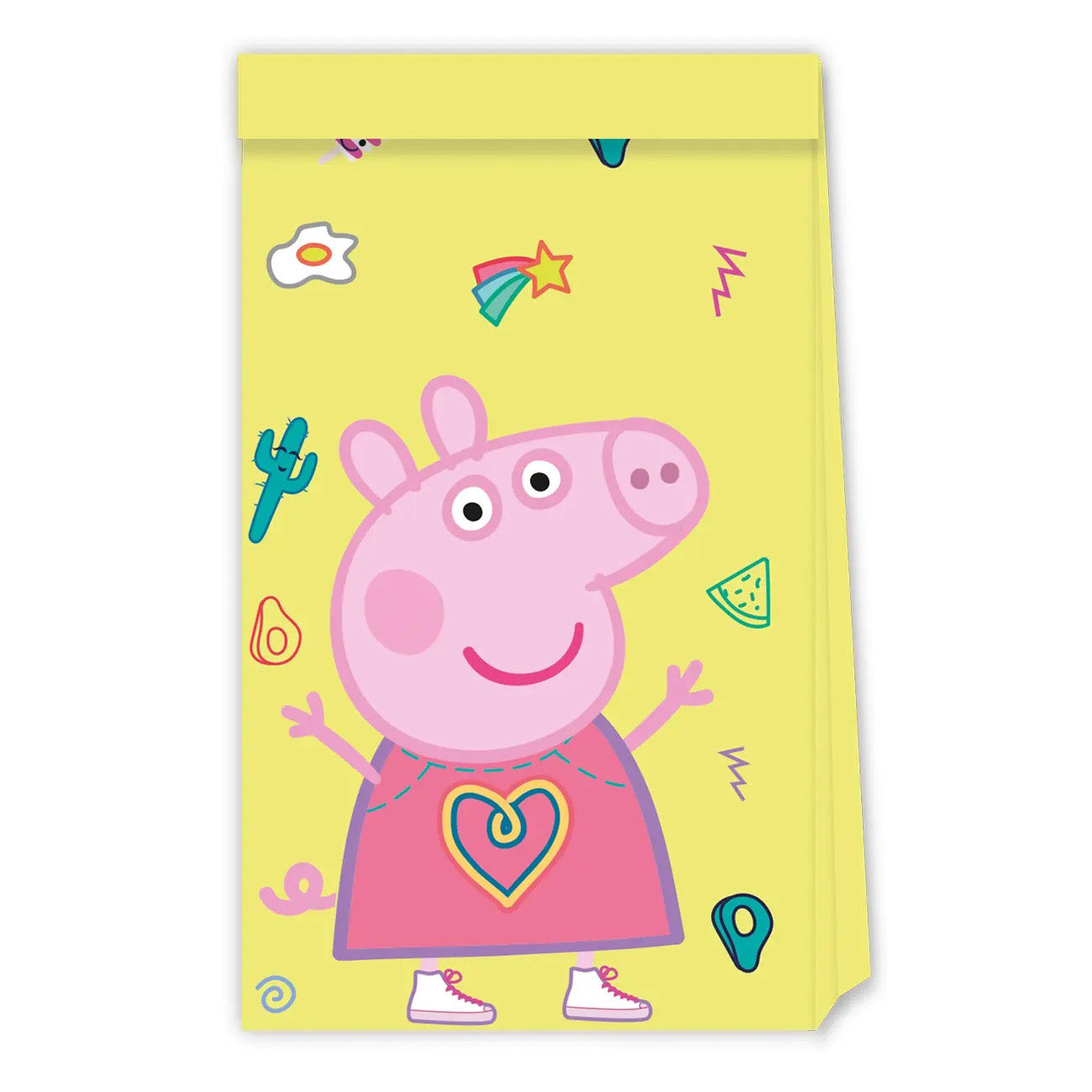 Peppa Pig Hasbro Paper Party Bags 4pcs