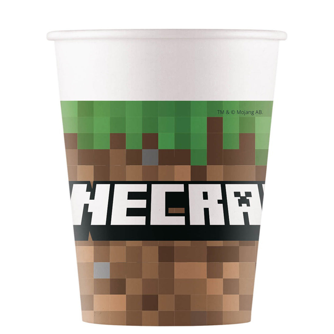Minecraft Next Generation Paper Cups 200ml 8pcs