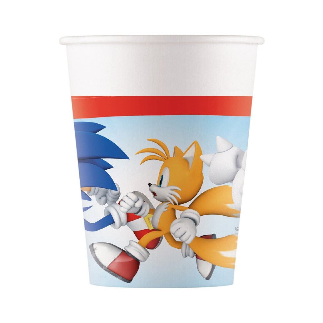 Sonic Next Generation Paper Cups 200ml 8pcs
