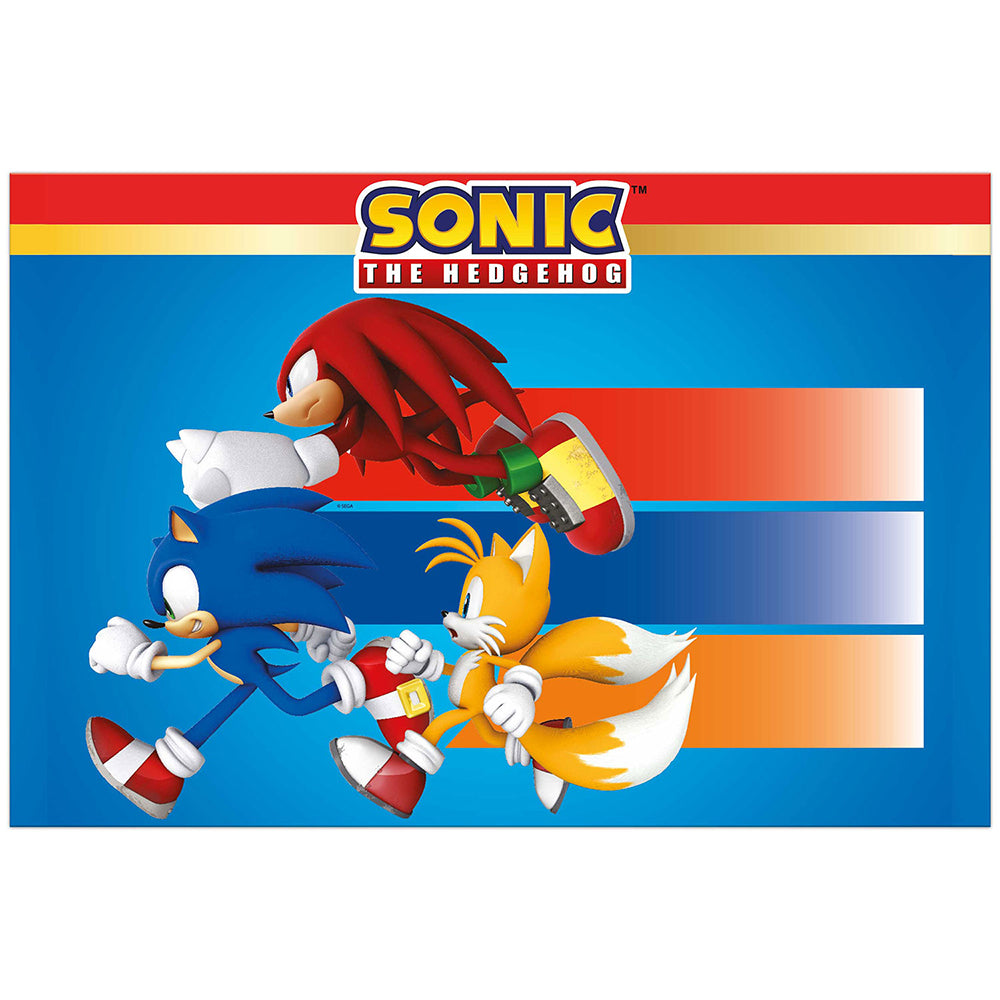 Sonic Sega Plastic Table cover 120cm x 180cm