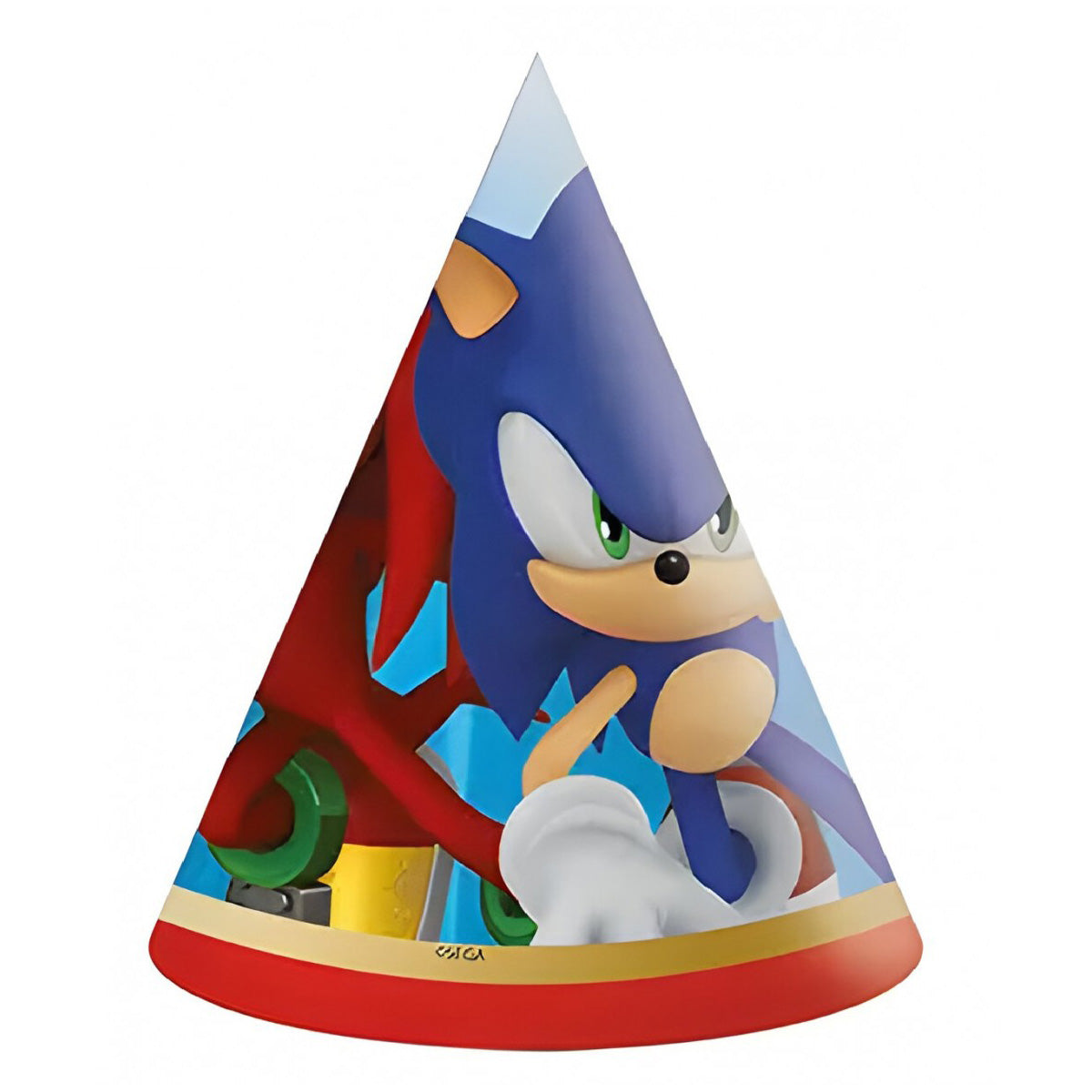 Sonic Next Generation Paper Cone Hats 6pcs
