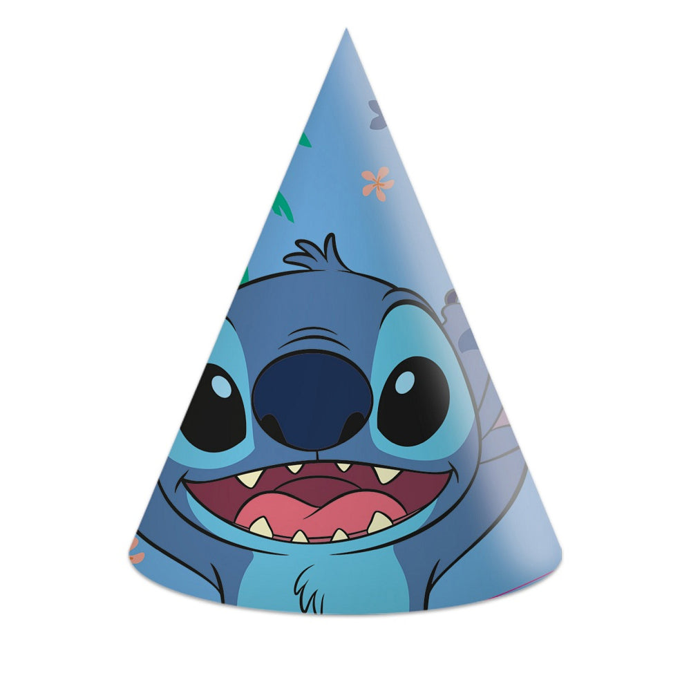 Disney Stitch Paper Hats 6pcs