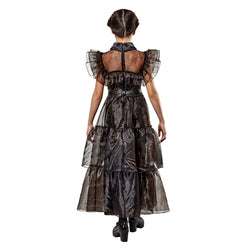 Child Wednesday Raven Girl Costume