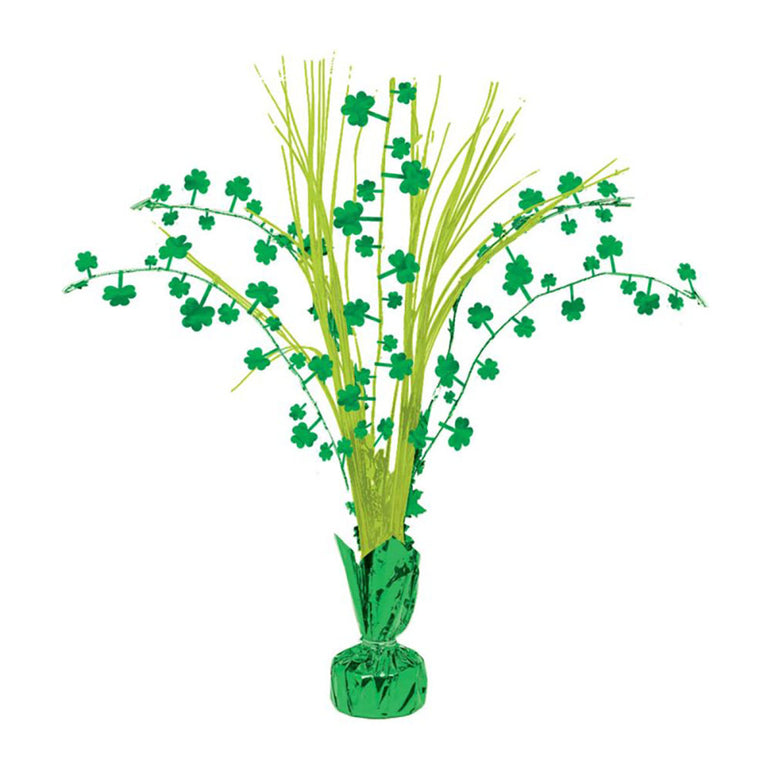 Shamrock Spray Centerpiece 12in