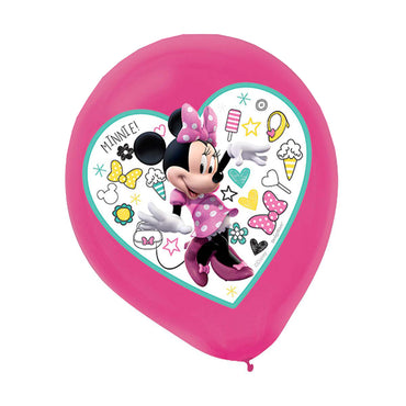 Minnie Mouse Happy Helpers Latex Balloons 12in, 5pcs