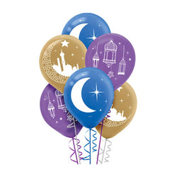 Ramadan Latex Balloons 11in, 15pcs
