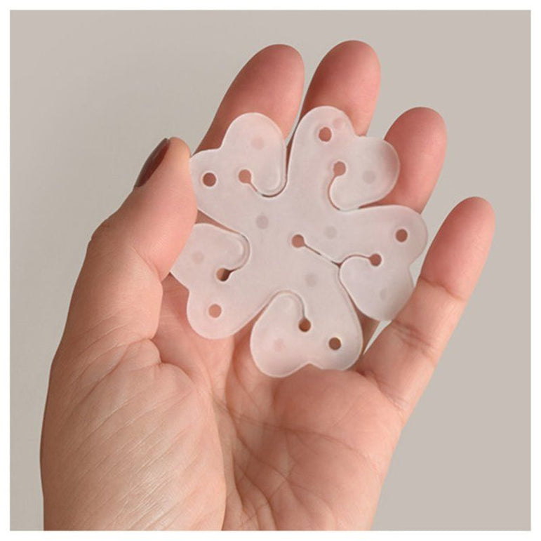 Flower Shape Plastic Disc Balloon Holder 4pcs