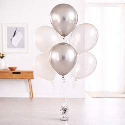Platinum Latex Balloons Assortments 11in 15pcs