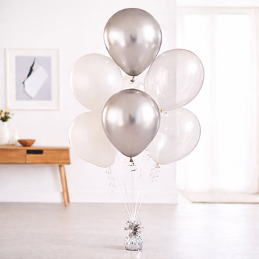 Platinum Latex Balloons Assortments 11in 15pcs