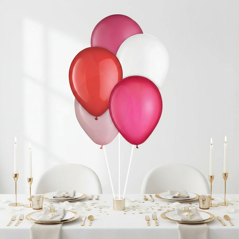 Valentine’s Day Assorted Latex Balloons 5in 25pcs