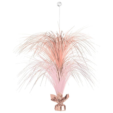 Rose Gold Large Spray Centerpiece Foil Decoration 28in