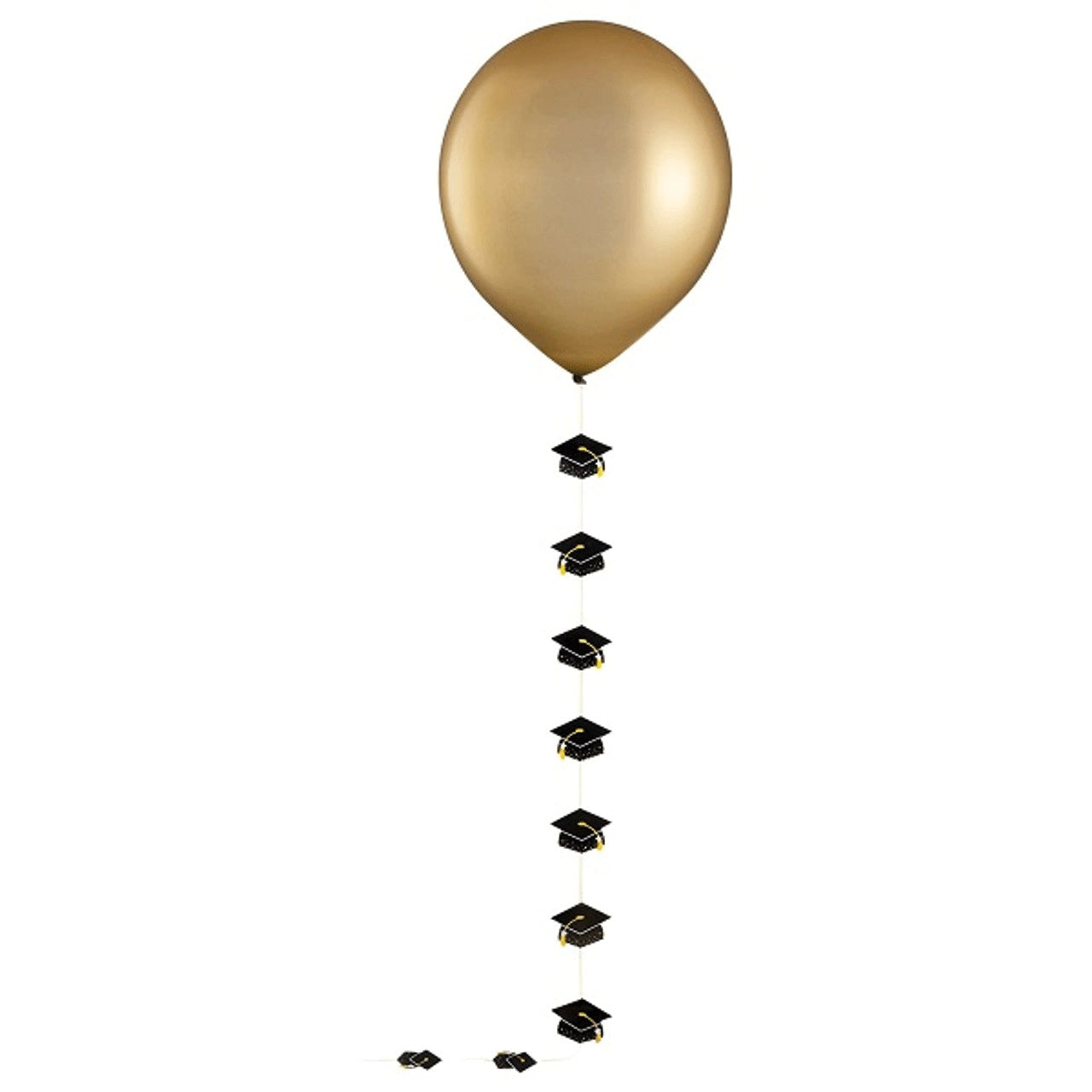 Grad Cap Cutout Balloon Tail