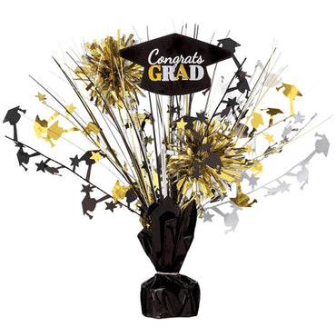 Grad Mini Tinsel Burst Centrepiece