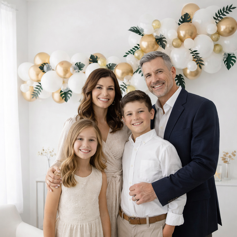 Green Leafy Accent Balloon Decoration Kit