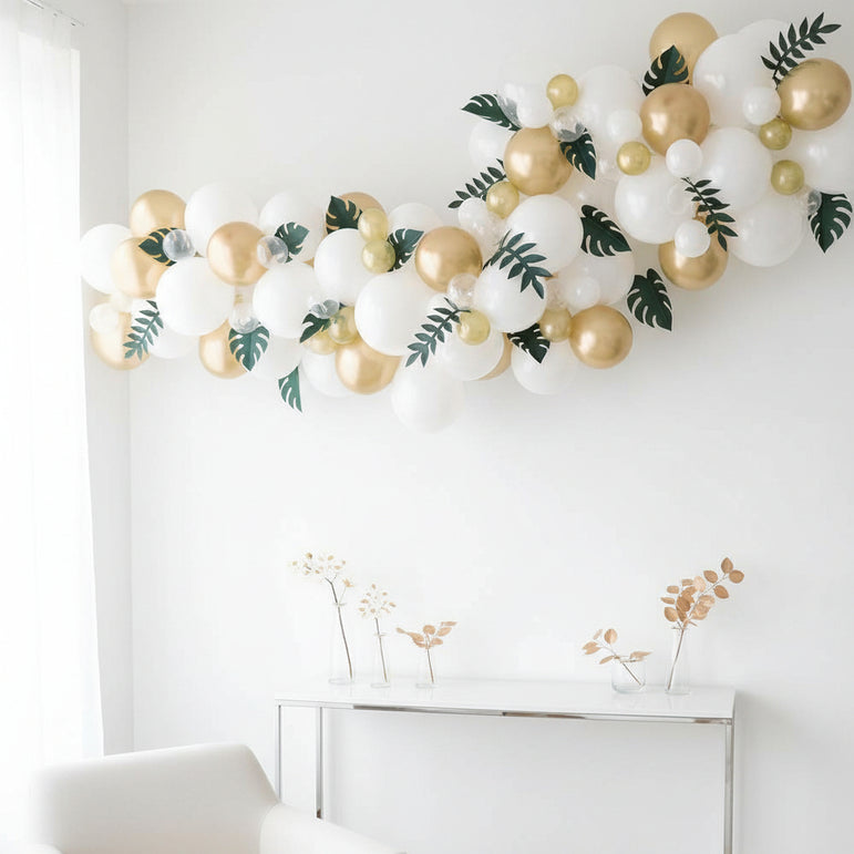 Green Leafy Accent Balloon Decoration Kit