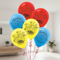 DC Superhero Girls Latex Balloon 12in 6pcs