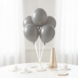 Luxury Dark Grey Latex Balloon 5inches 50pcs