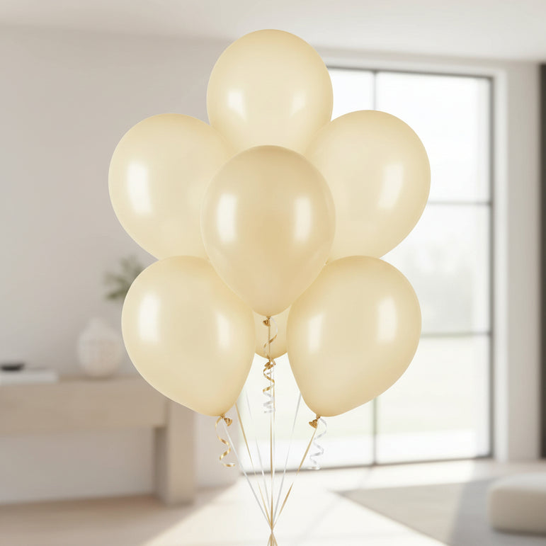 Luxury Blonde Wood Latex Balloon 12inches 25pcs