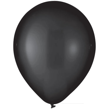 Luxury Jet Black Latex Balloon 12inches 25pcs
