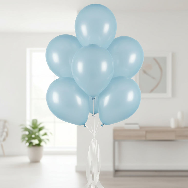 Luxury Powder Blue Latex Balloon 12inches 25pcs