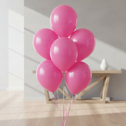 Luxury Bubble Gum Pink Latex Balloon 12inches 25pcs