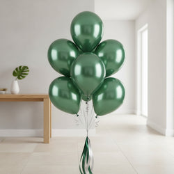 Luxury Palm Leaf Metallic Latex Balloon 12inches 25pcs