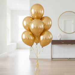 Luxury Gold Metallic Latex Balloon 12inches 25pcs