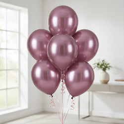 Luxury Cherry Liquor Metallic Latex Balloon 12inches 25pcs