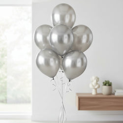 Luxury Platinum Metallic Latex Balloon 12inches 25pcs