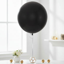 Luxury Jet Black Latex Balloon 24inch 4pcs