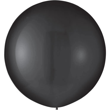 Luxury Jet Black Latex Balloon 24inch 4pcs