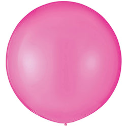 Luxury Bubble Gum Pink Latex Balloon 24inch 4pcs