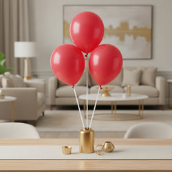 Luxury Apple Red Latex Balloon 5inches 50pcs