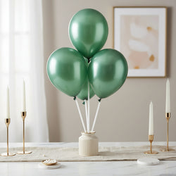 Luxury Palm Leaf Metallic Latex Balloon 5inches 50pcs