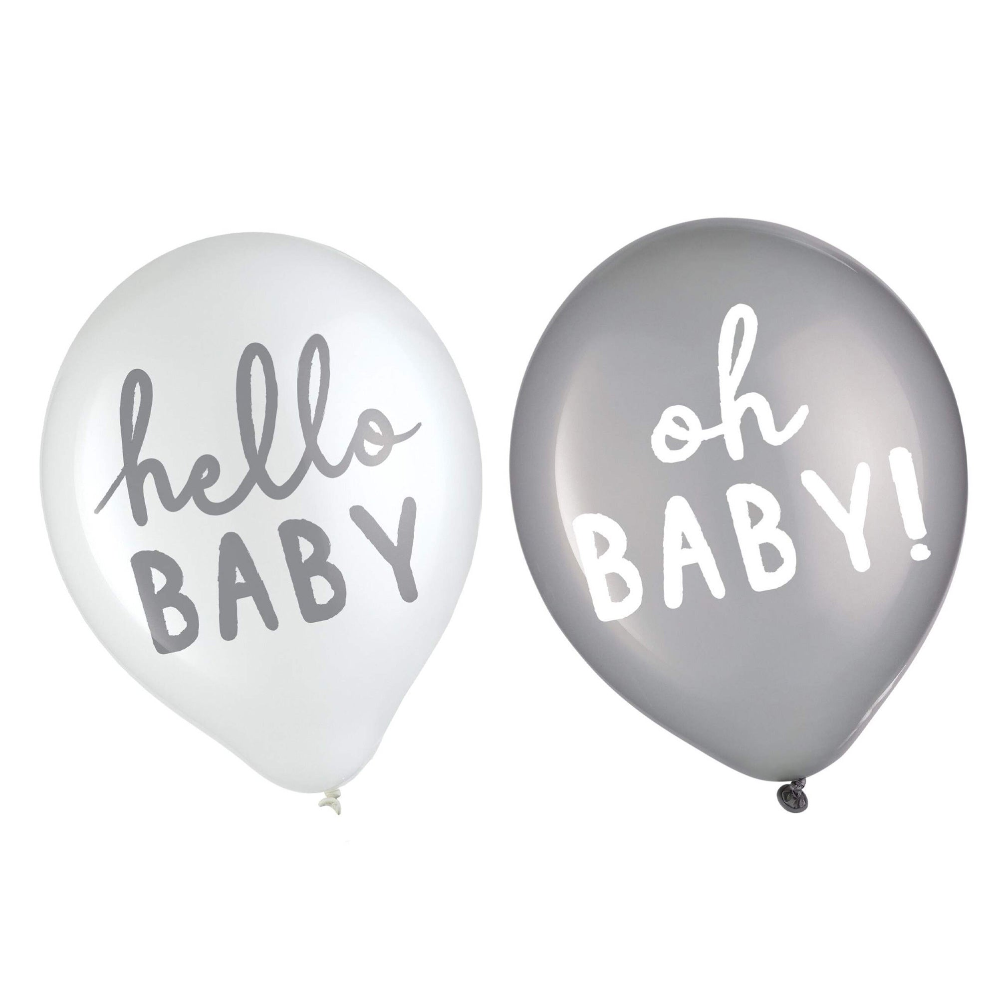 Baby Shower Soft Jungle Hello Baby Latex Balloons 12in 15pcs
