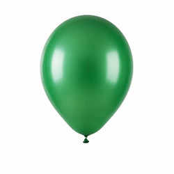 Green balloon on a white background