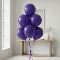 Purple Latex Balloons 12in, 15pcs
