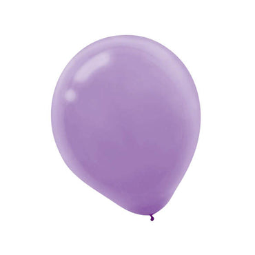 Lavender Latex Balloons 12in, 15pcs