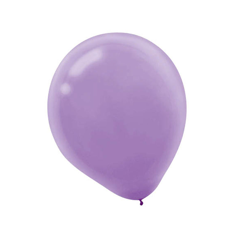 Lavender Latex Balloons 12in, 15pcs