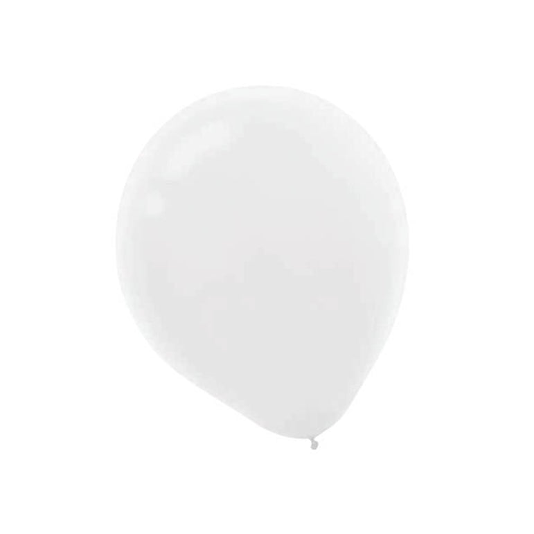 White Latex Balloons 12in, 15pcs