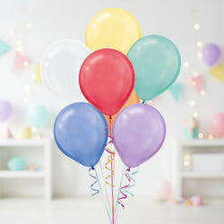 Assorted Pearlized Latex Balloon 12in, 15pcs