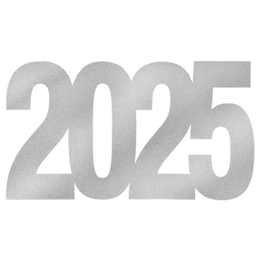 2025 Silver Glitter Jumbo Cutouts